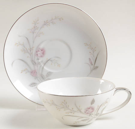 Edwina Flat Cup & Saucer Set by Mikasa