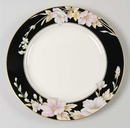 Elegance Black 12" Chop Plate (Round Platter)