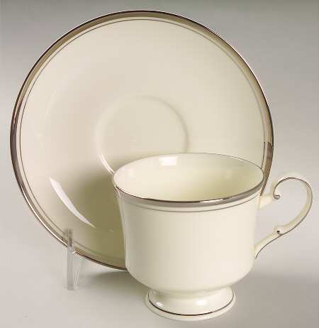 Elite Footed Cup & Saucer Set