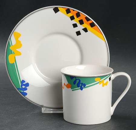 Fantango Flat Cup & Saucer Set
