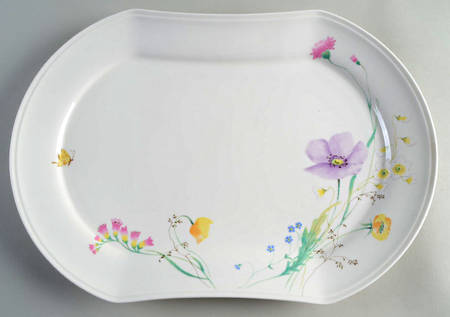 Felicia 16" Oval Serving Platter