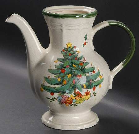 Festive Season Coffee Pot No Lid