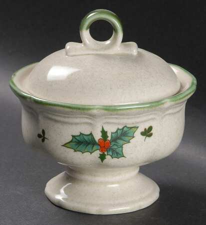 Festive Season Sugar Bowl & Lid