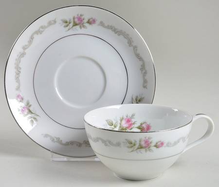 First Love Flat Cup & Saucer Set