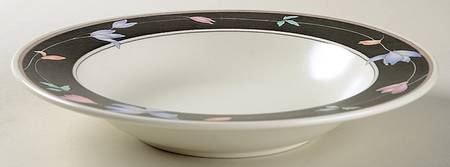 Flower Gallery Large Rim Soup Bowl