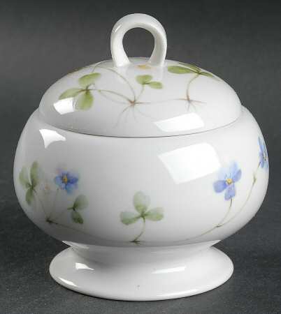 Flower of The Month Sugar Bowl & Lid