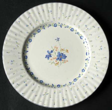 Forget Me Not Salad Plate