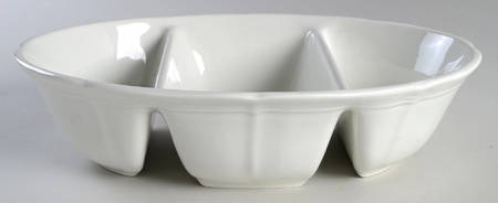 French Countryside 3-Part Oval Divided Server