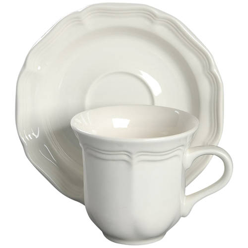French Countryside Flat Cup & Saucer Set by Mikasa