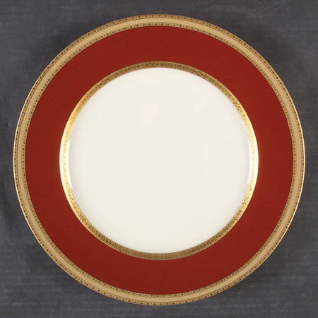 French Embassy Red (L2829) 12" Chop Plate (Round Platter)