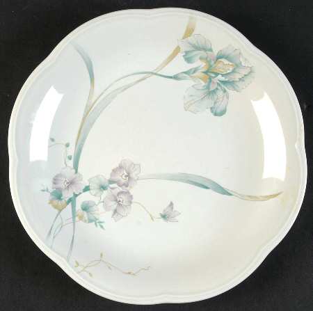 French Iris Salad Plate