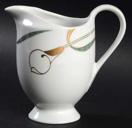 French Lily Jade Creamer
