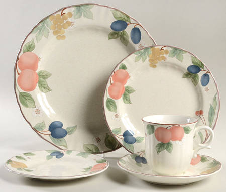 Fruit Panorama 5 Piece Place Setting