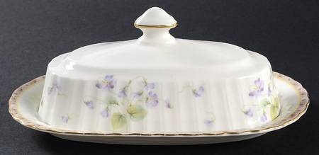 French Violets 1/4 Lb Covered Butter