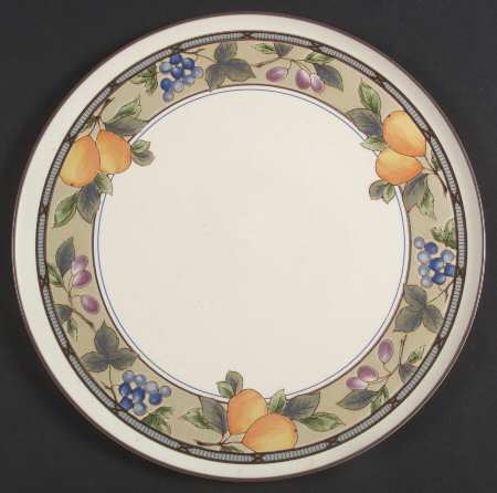 Garden Harvest Cake Plate
