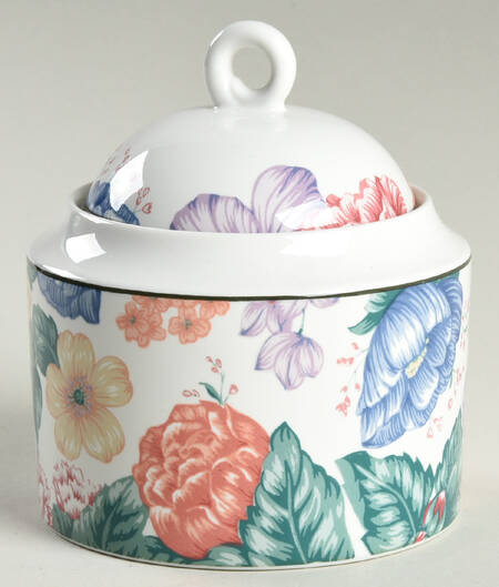Garden Path Sugar Bowl & Lid