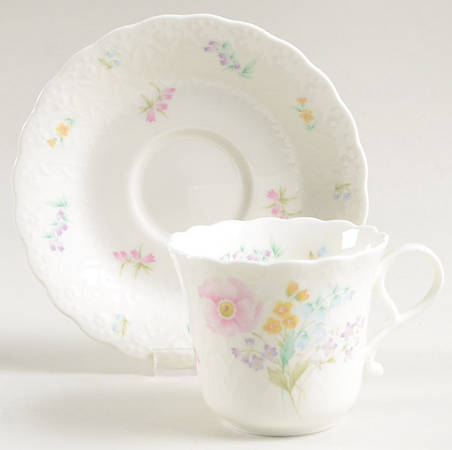Gentle Breeze Flat Demitasse Cup & Saucer Set