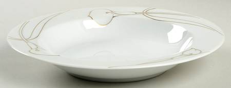 Gold Classic Large Rim Soup Bowl