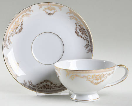Golden Duchess Footed Cup & Saucer Set