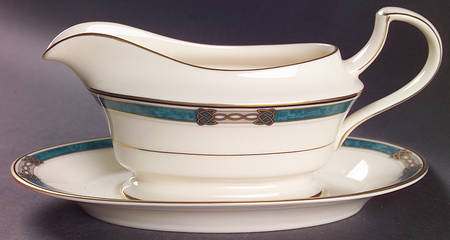 Golden Legacy Gravy Boat & Underplate