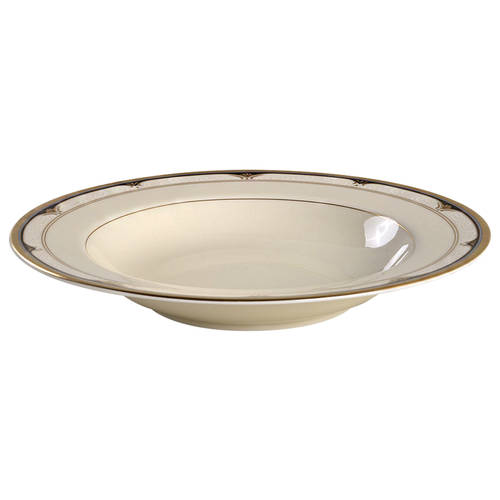 Golden Shell Rim Soup Bowl