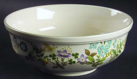 Greenery 8" Round Vegetable Bowl