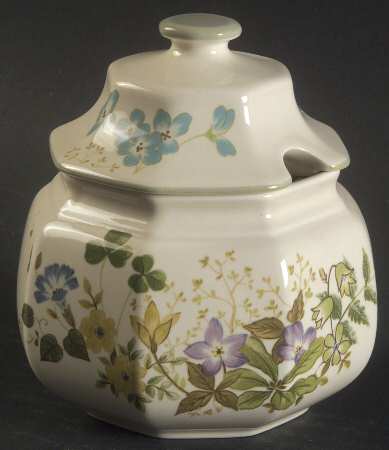Greenery Sugar Bowl & Lid