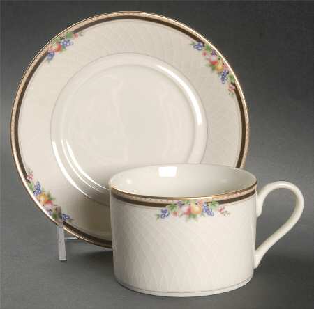 Harvest Glory Flat Cup & Saucer Set