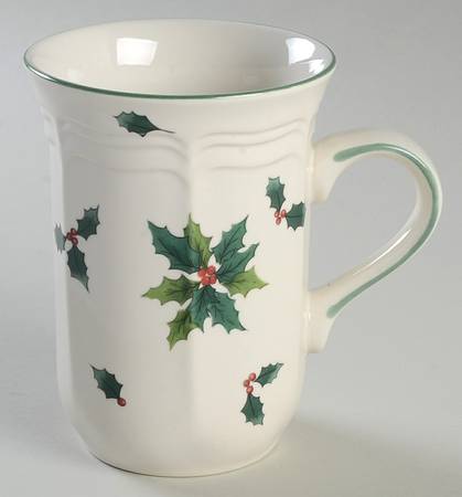 Holiday Holly Cappuccino Mug by Mikasa