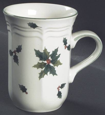 Holiday Holly Cappuccino Mug by Mikasa