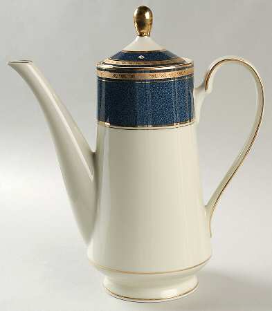 Imperial Lapis Coffee Pot & Lid