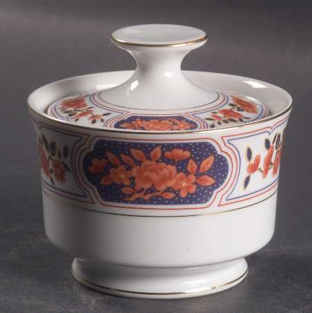 Imperial Peony Sugar Bowl & Lid