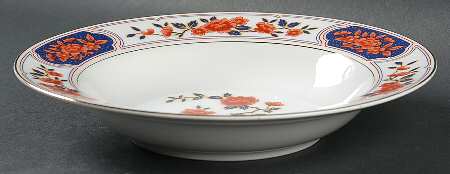 Imperial Peony Rim Soup Bowl