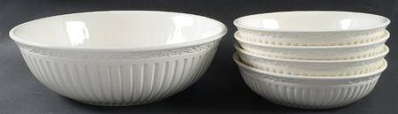 Italian Countryside (Stoneware) (5 Piece) Pasta Serve Set