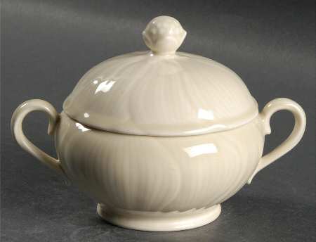 Ivory (Spring Line) Sugar Bowl & Lid