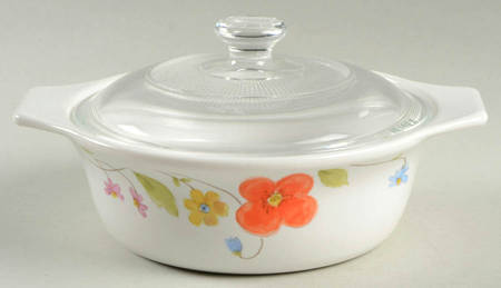 Just Flowers Individual Casserole & Lid