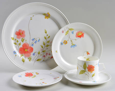 Just Flowers 4 Piece Place Setting