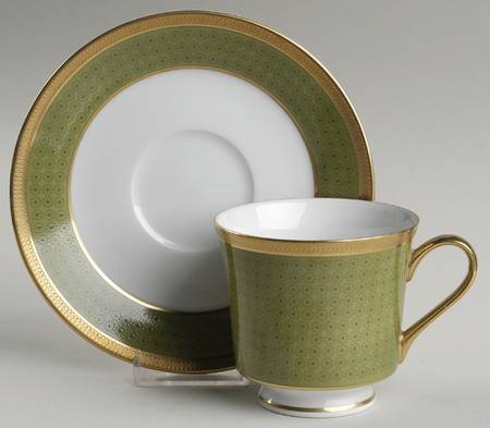 Kingsley Footed Cup & Saucer Set