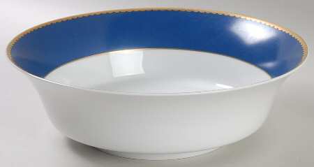 Lapis Blue 9" Round Vegetable Bowl