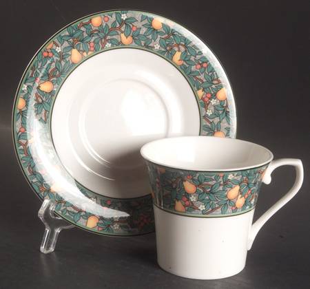 Le Havre Flat Cup & Saucer Set by Mikasa