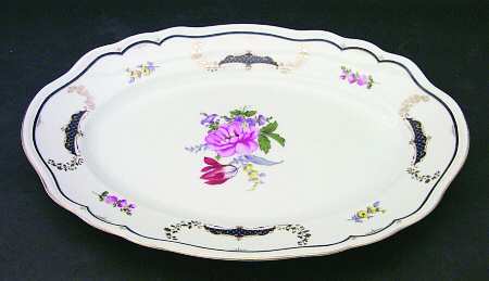 Lorraine 15" Oval Serving Platter