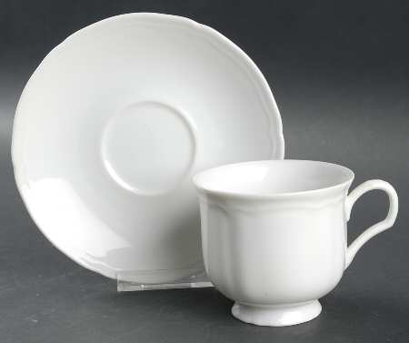 Louis XV Footed Cup & Saucer Set