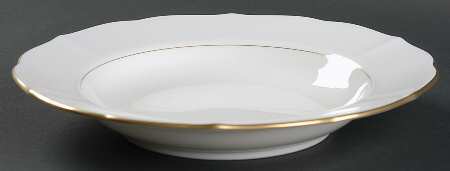 Majestic Gold Large Rim Soup Bowl