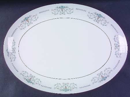 Margaret 16" Oval Serving Platter by Mikasa