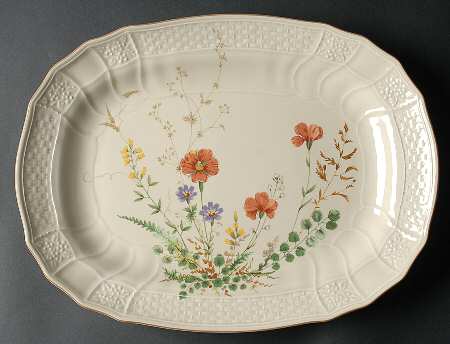 Margaux 15" Oval Serving Platter