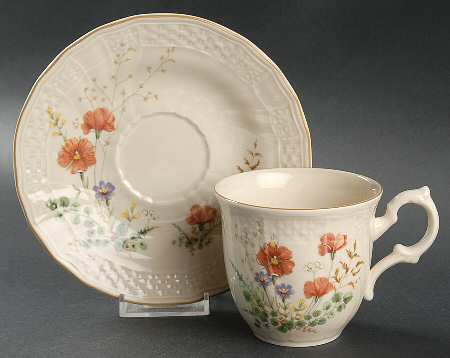 Margaux Flat Cup & Saucer Set