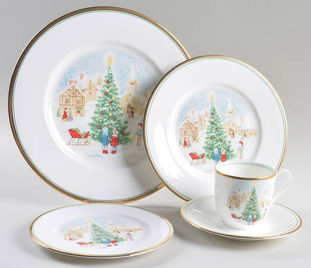Merry Christmas 5 Piece Place Setting