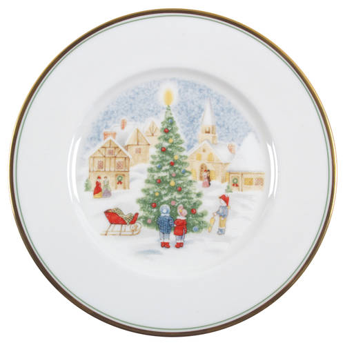 Merry Christmas Luncheon/Salad Plate