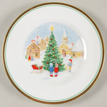 Merry Christmas Salad Plate