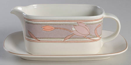Meadow Sun Gravy Boat & Underplate (Relish/Butter)